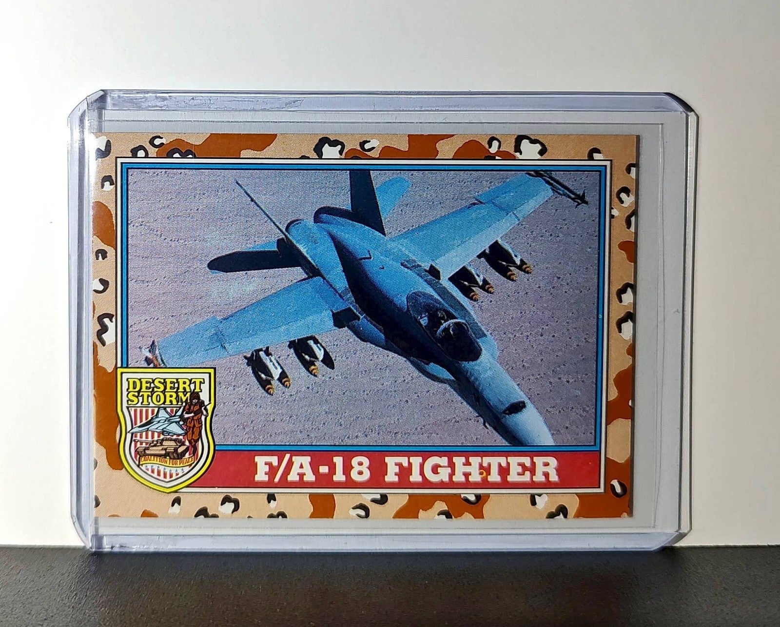 F/A-18 Fighter 1991 Topps Desert Storm #132 Card