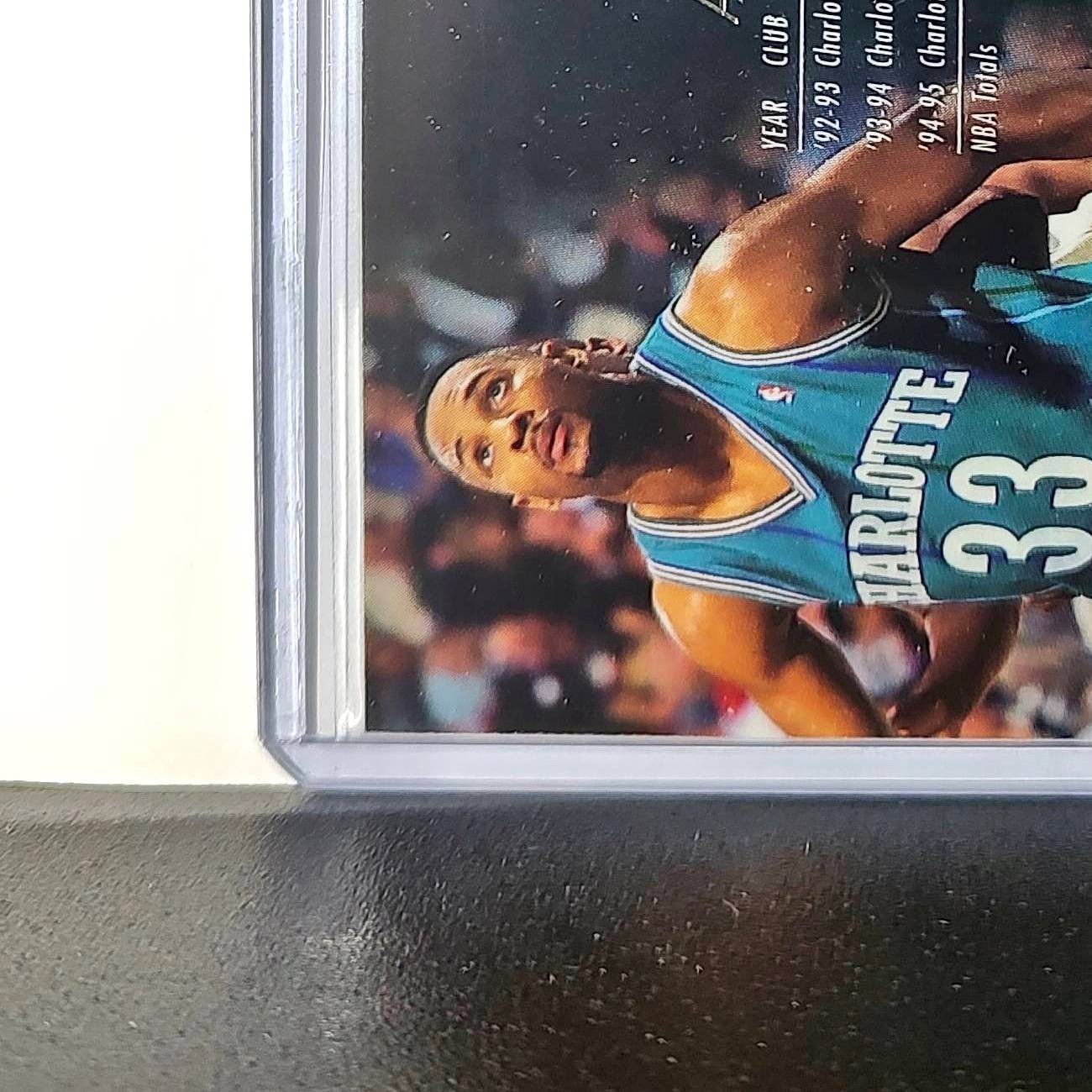 Alonzo Mourning 1995-96 Flair NBA #14 Card Charlotte Hornets