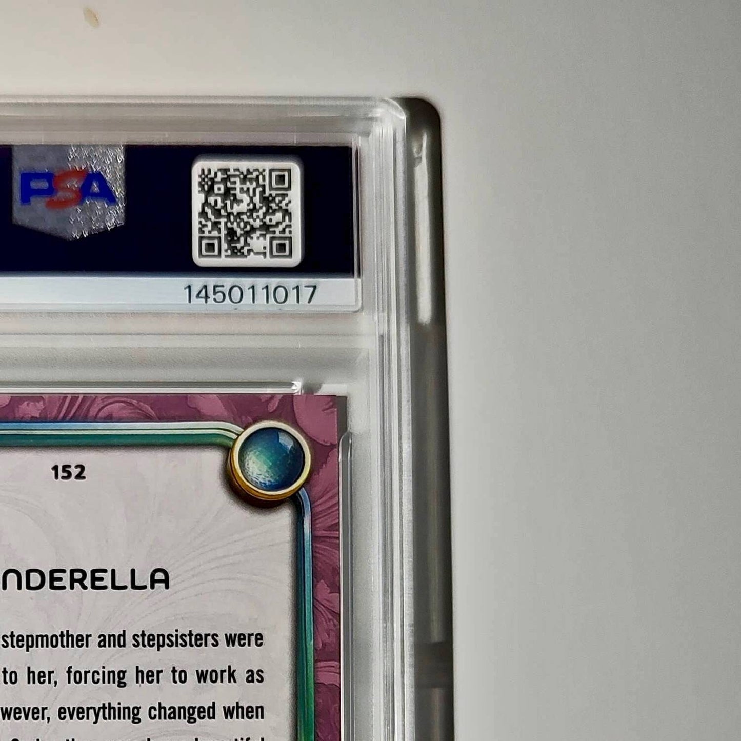 Cinderella 2025 Topps Disney Cartoon Princess #152 Card Cinderella PSA 9 MT