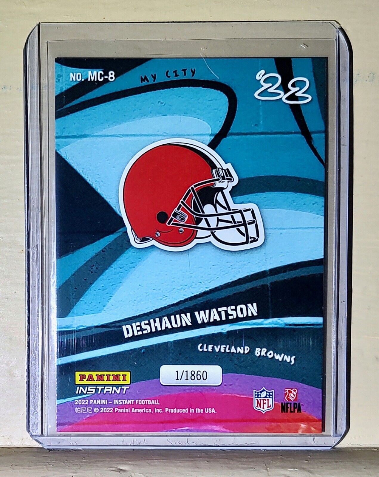 Deshaun Watson 2022 Panini NFL MyCity #8 Football Card 1/1860