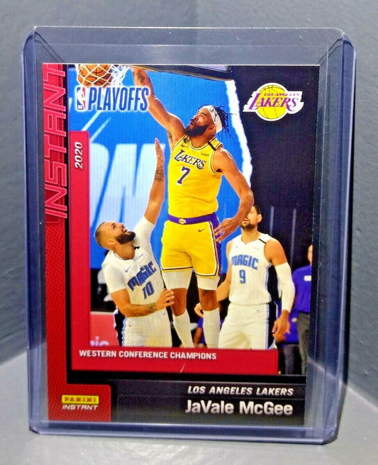 JaVale McGee 2019-2020 Panini NBA Instant Lakers #244 Basketball Card 1 of 340