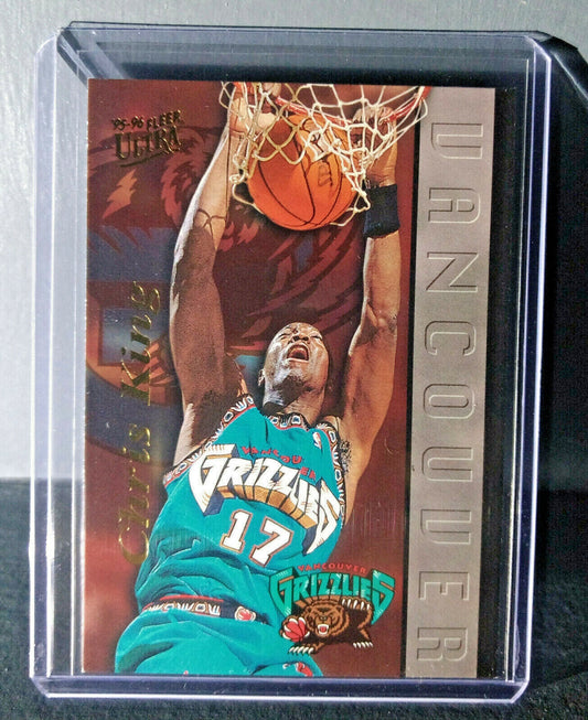 1995-96 Chris King Fleer Ultra #258 Grizzlies Expansion Team Basketball Card