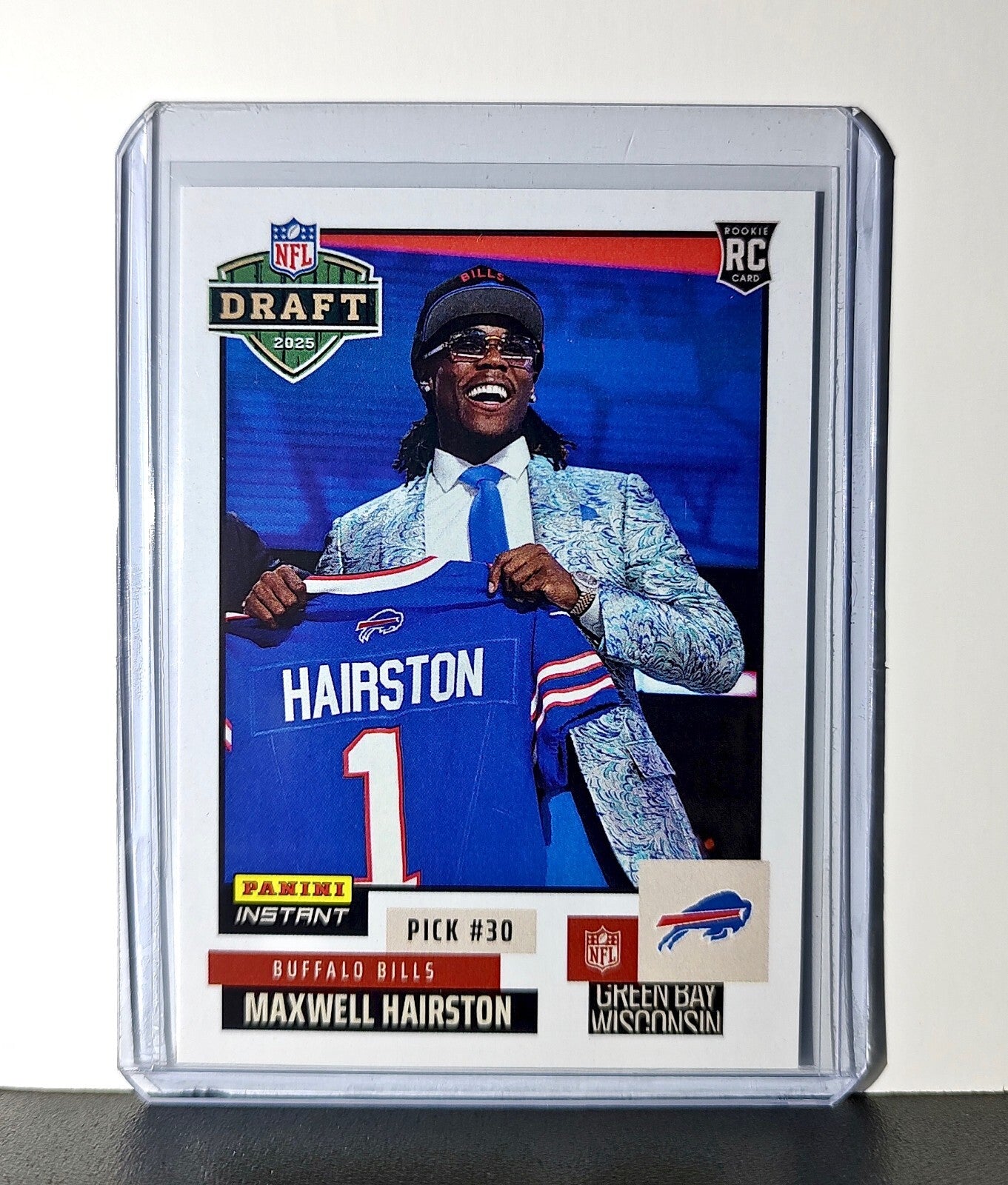 Maxwell Hairston Rookie 2025 NFL Draft #24 Football Card Buffalo Bills 1 of 832