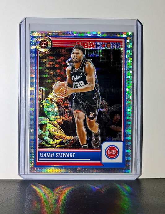 Isaiah Stewart 2023-24 Panini Premium NBA Hoops #161 Pulsar Prizm Pistons
