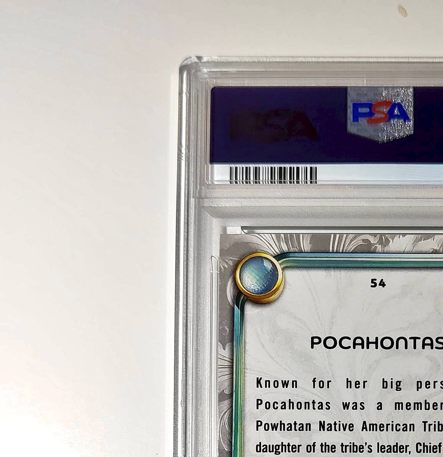 Pocahontas 2025 Topps Disney Wonder #54 Winter Variant Card Pocahontas PSA 9