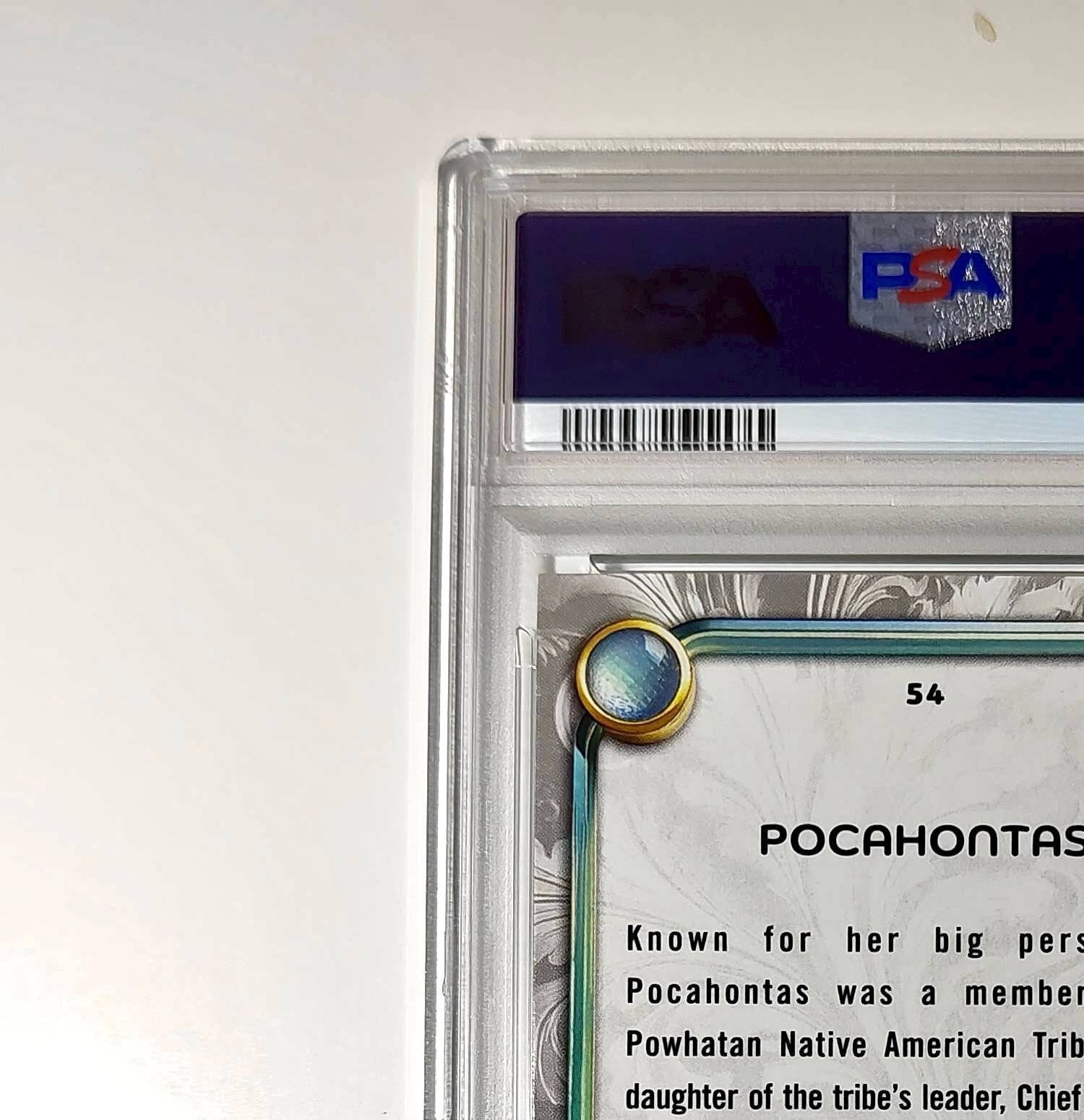 Pocahontas 2025 Topps Disney Wonder #54 Winter Variant Card Pocahontas PSA 9