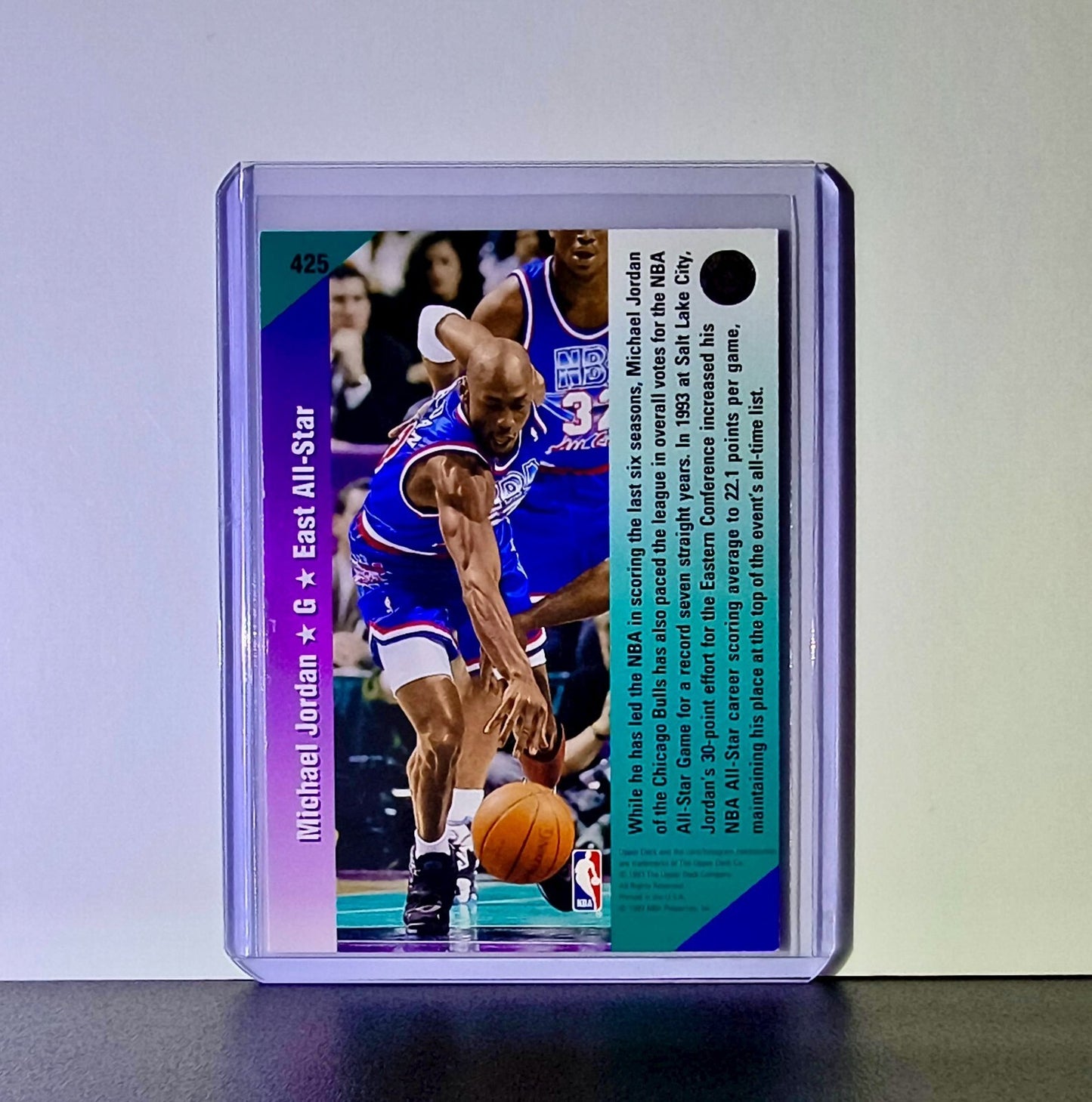 Michael Jordan 1992-93 Upper Deck All-Star #425 Basketball Card Chicago Bulls