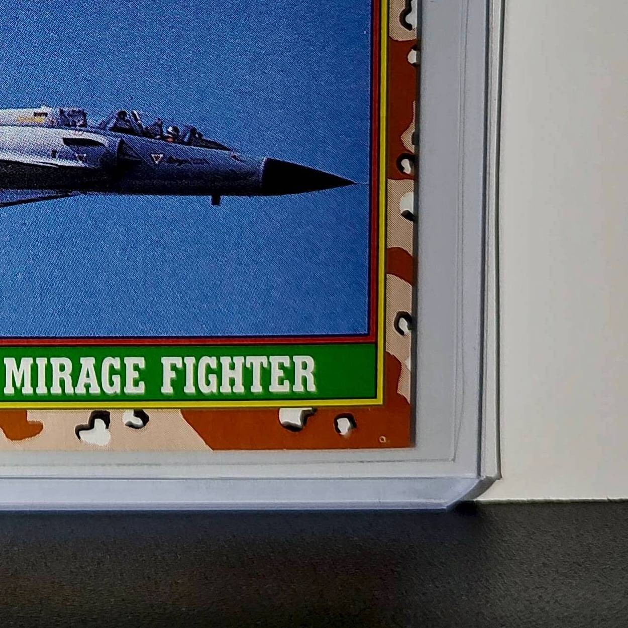 French Mirage Fighter 1991 Topps Desert Storm #18 Card