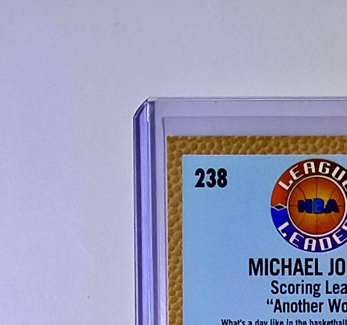 Michael Jordan 1992-93 Fleer League Leader #238 Basketball Card Chicago Bulls