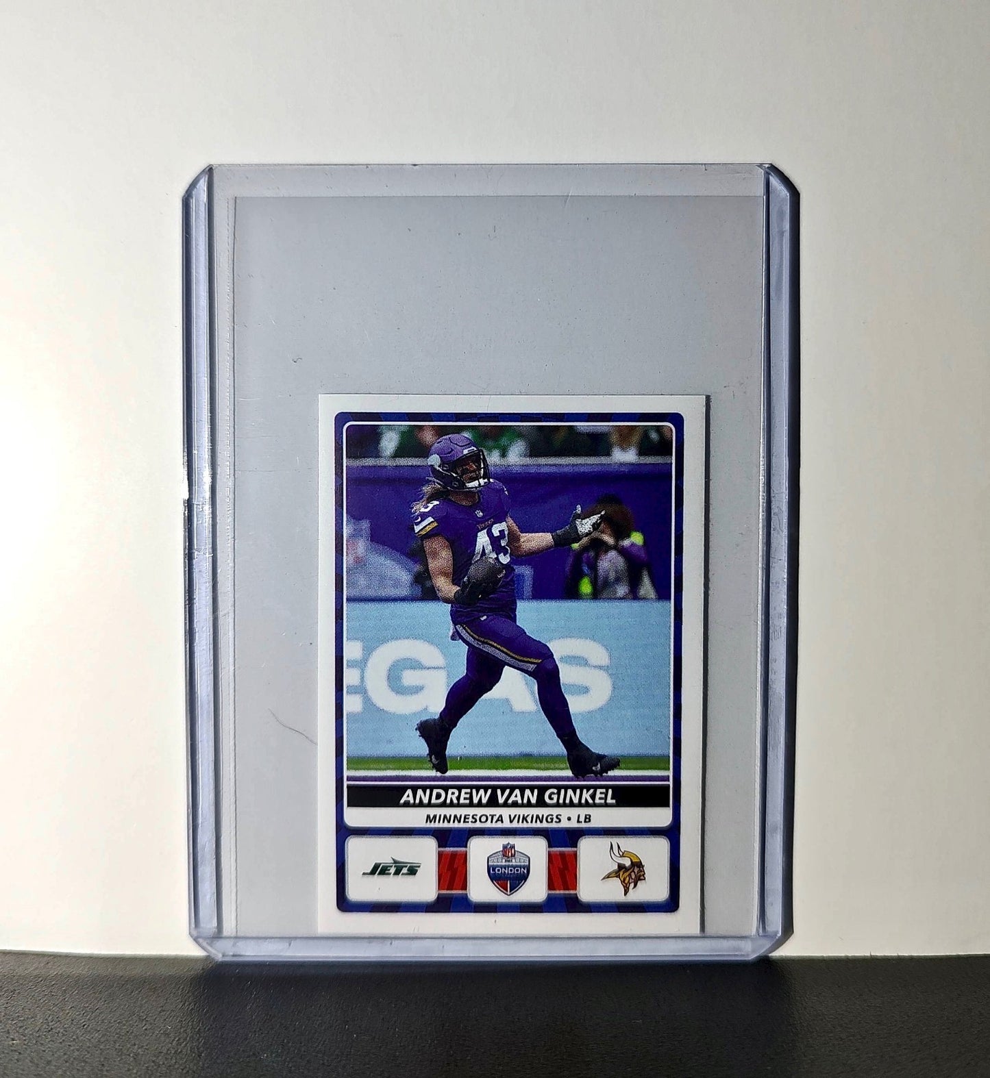 Andrew Van Ginkel 2025 Panini NFL #8 London Games Sticker