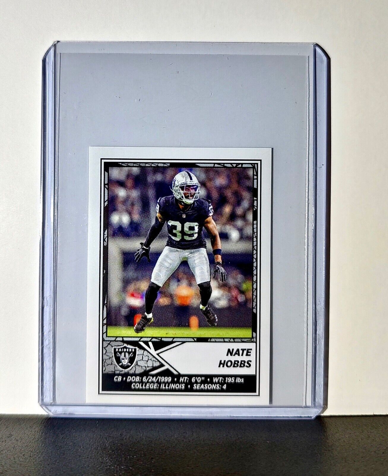Nate Hobbs 2024 Panini NFL Sticker #278 Las Vegas Raiders