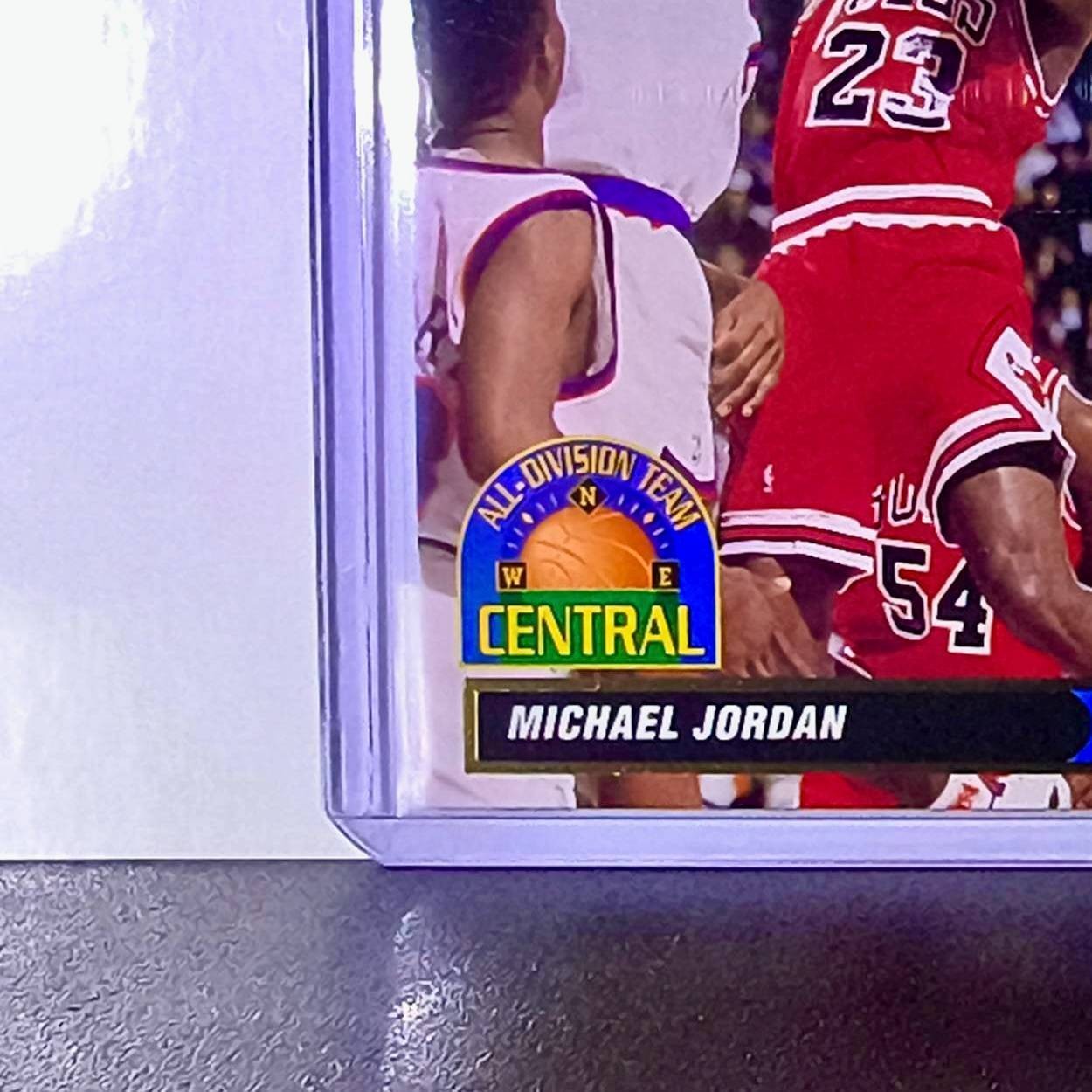 Michael Jordan 1992-93 Upper Deck All-Division Team #AD9 Card Chicago Bulls