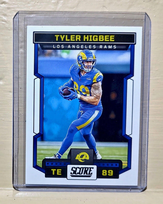 Tyler Higbee 2023 Panini NFL #163 Score Football Card Los Angeles Rams