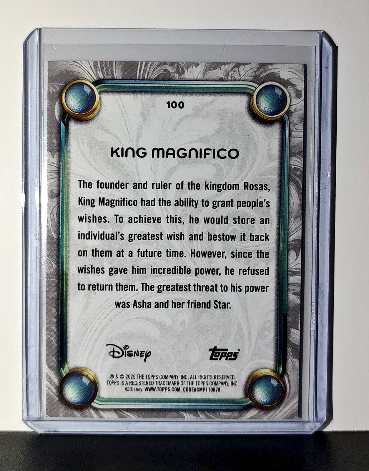 King Magnifico 2025 Topps Disney Wonder #100 Card Wish