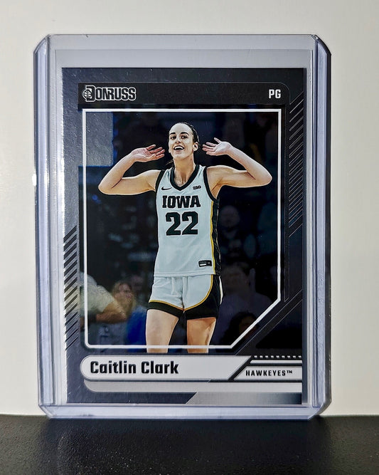 Caitlin Clark 2024 Silver Foil Panini Donruss #13 Basketball Card Iowa Hawkeyes