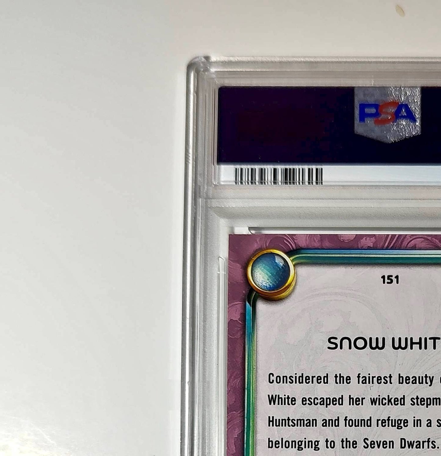 Snow White  2025 Topps Disney Cartoon Princess #151 Card PSA 8