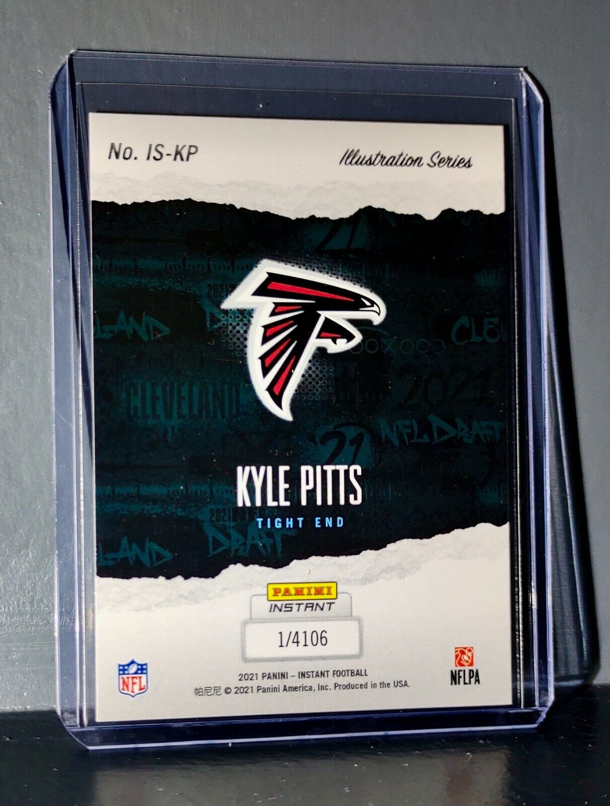 Kyle Pitts 2021 Panini NFL Draft Night Illusions #6 Rookie Card 1/4106