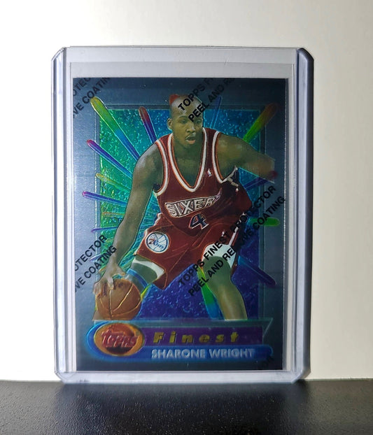 Sharone Wright Rookie 1994-95 Topps Finest #326 Card