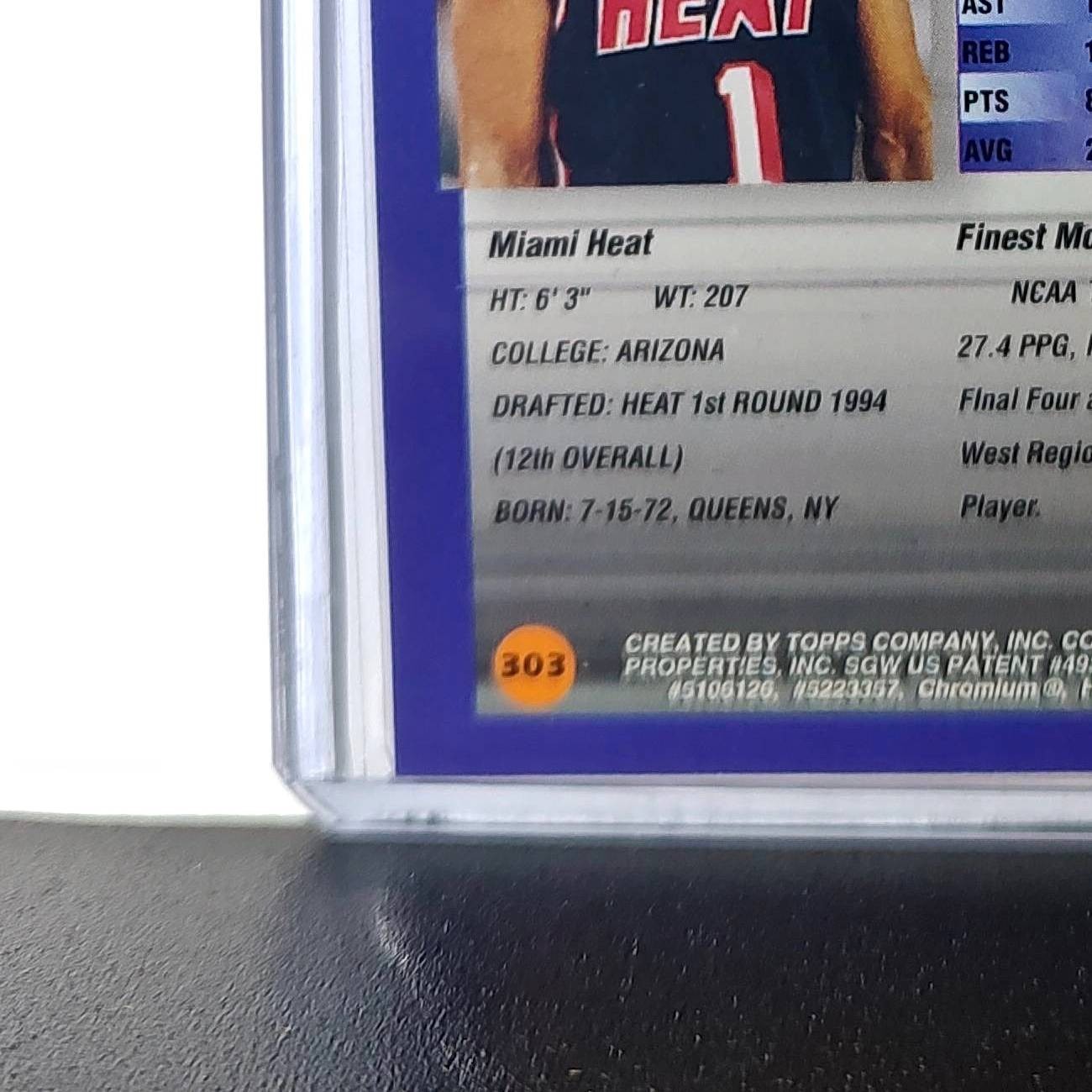 Khalid Reeves Rookie 1994-95 Topps Finest #303 Card
