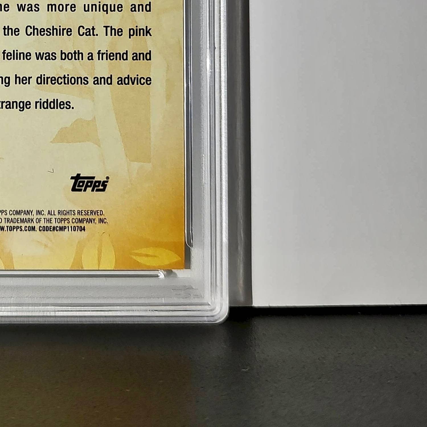 Cheshire Cat 2025 Topps Disney #FF-6 Furry Friends Card PSA 9 MT