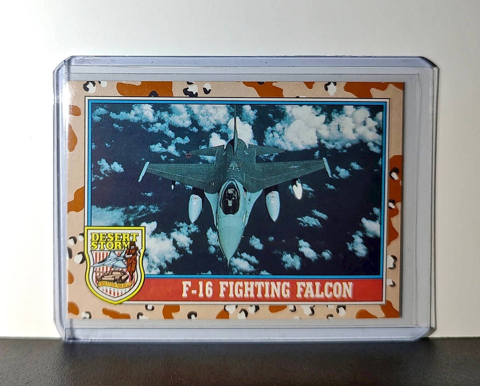 F-16 Fighting Falcon 1991 Topps Desert Storm #115 Card