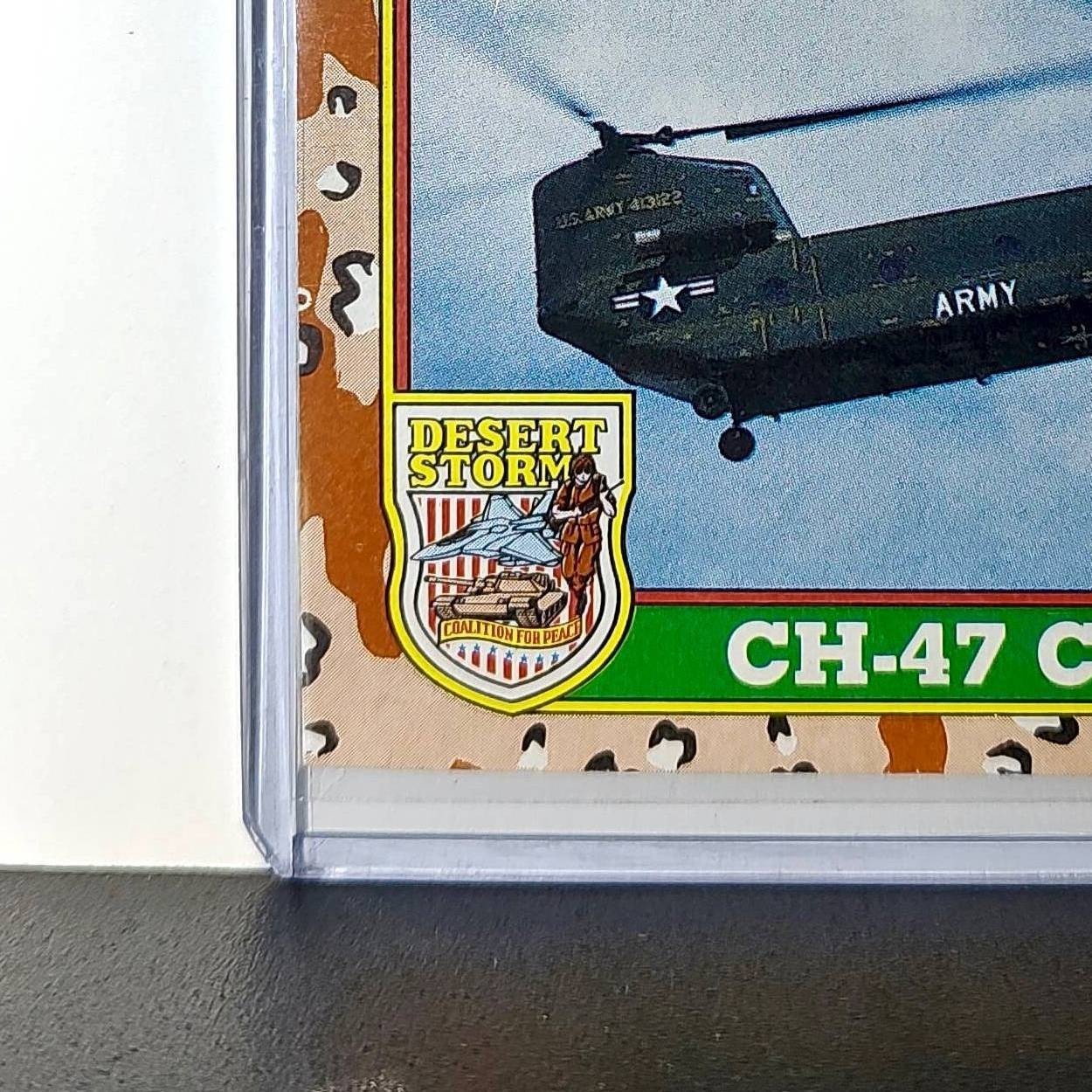 CH-47 Chinook 1991 Topps Desert Storm #12 Card