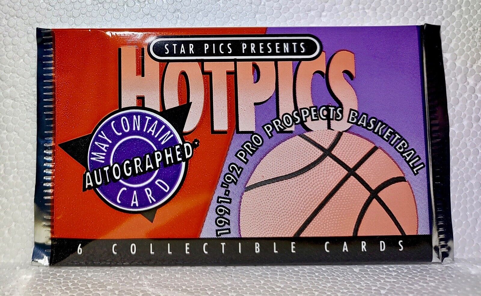 1991-92 Pro Prospects NBA Basketball Card Pack - Factory Sealed, New - 6 Cards