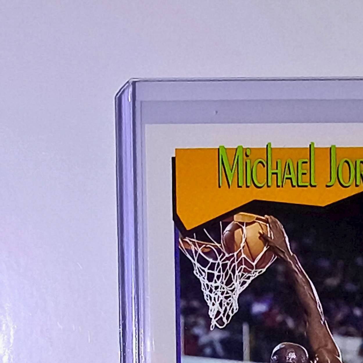 Michael Jordan 1991-92 NBA Hoops #536 All Time Active Leader Card Chicago Bulls