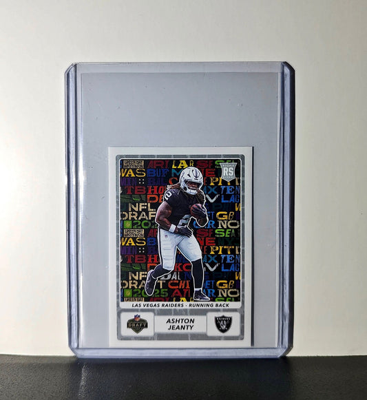 Ashton Jeanty Rookie 2025 Panini NFL #553 Draft Sticker Raiders