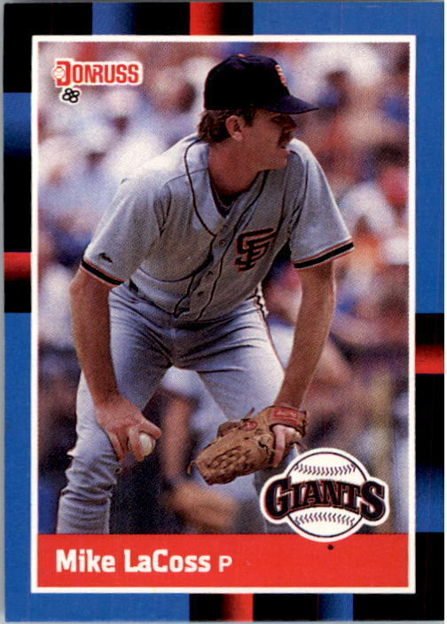 1988 Mike LaCoss Donruss Baseball Card #436