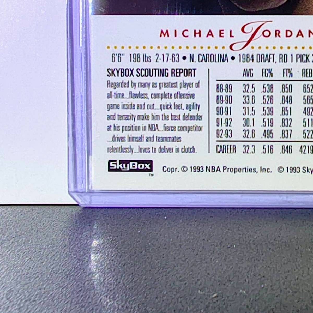 Michael Jordan 1993-94 Skybox #45 Basketball Card Chicago Bulls