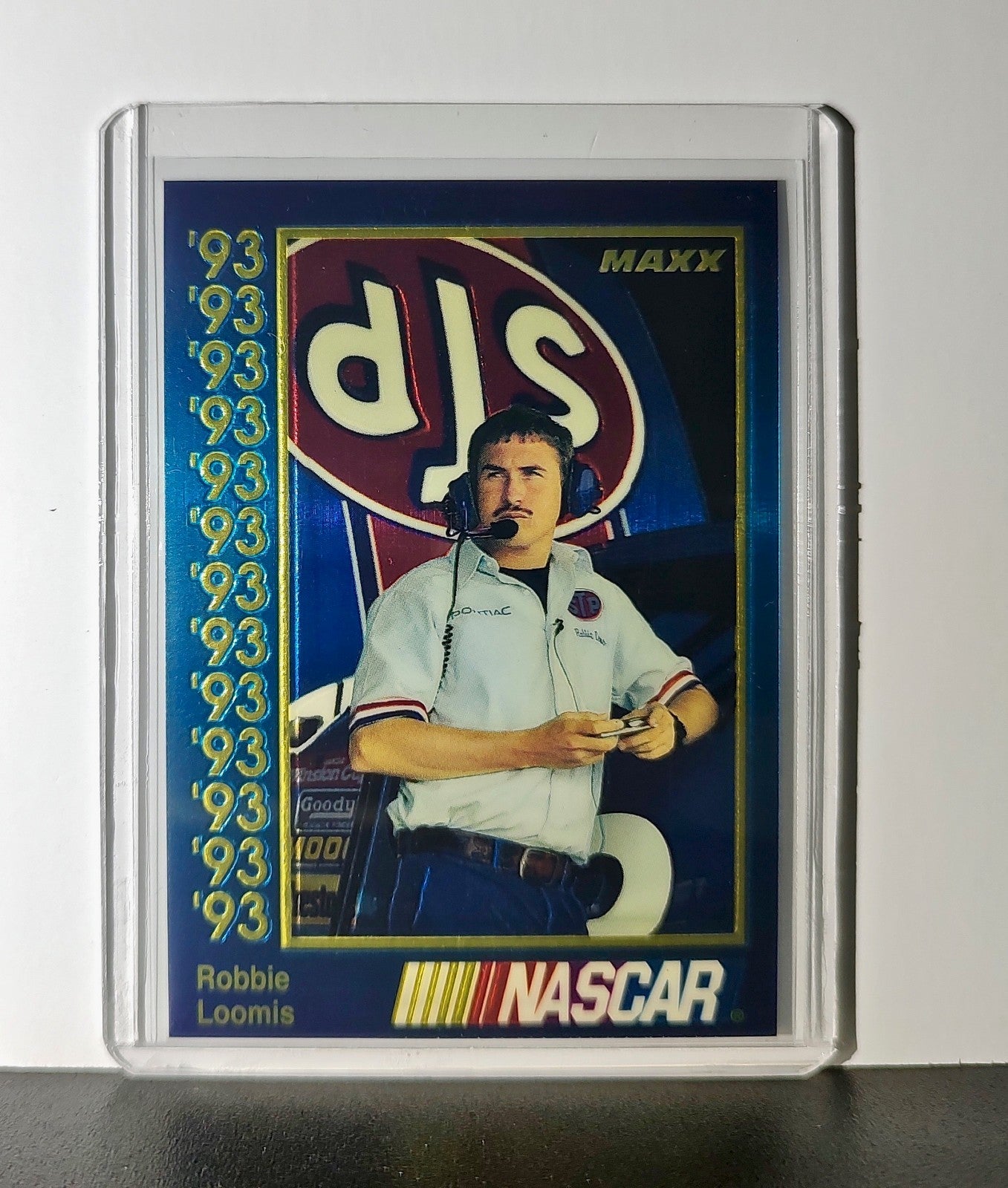 Robbie Loomis 1993 Maxx Premier Plus Racing #151 NASCAR Card Petty Enterprises