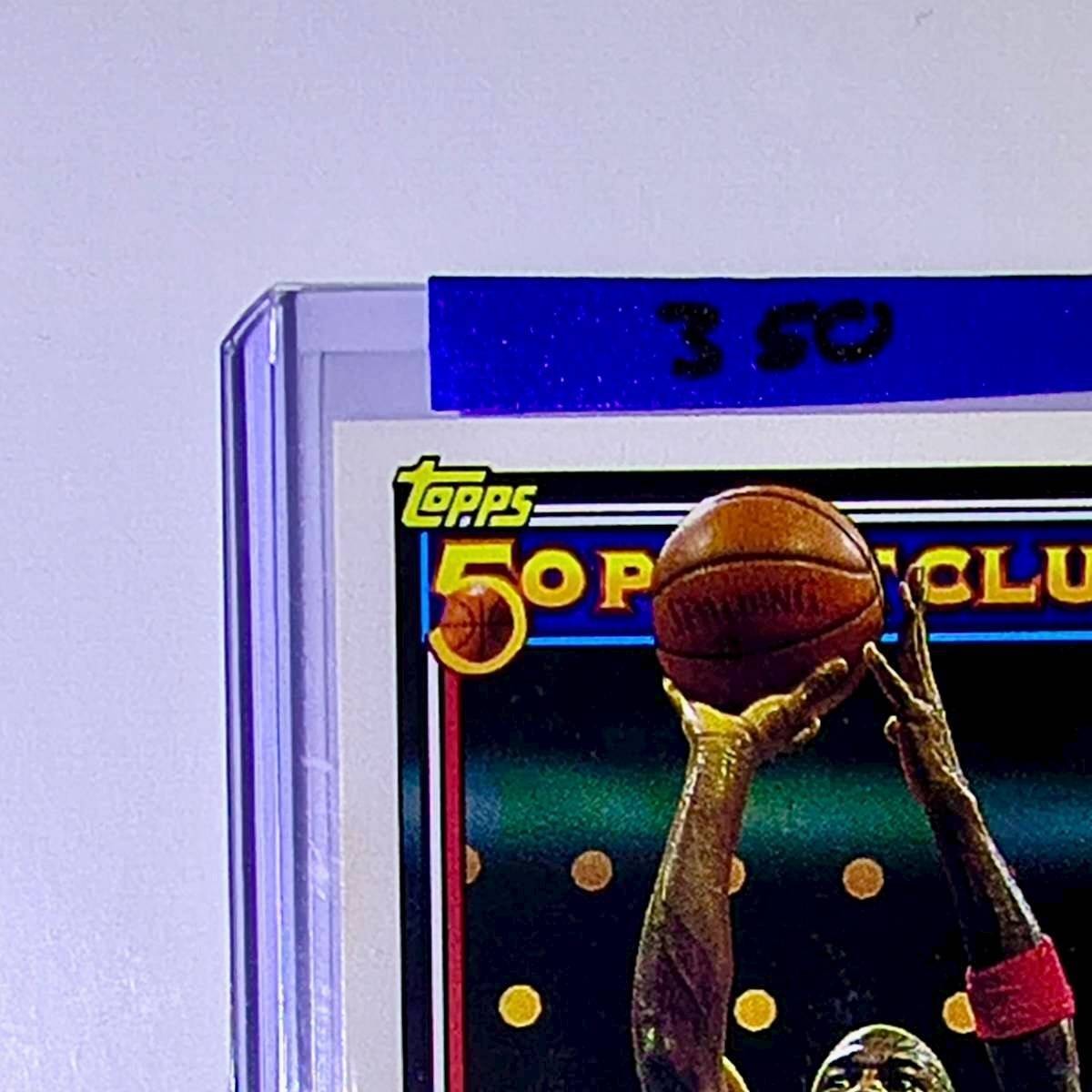 Michael Jordan 1992-93 Topps 50 Point Club #205 Basketball Card Chicago Bulls