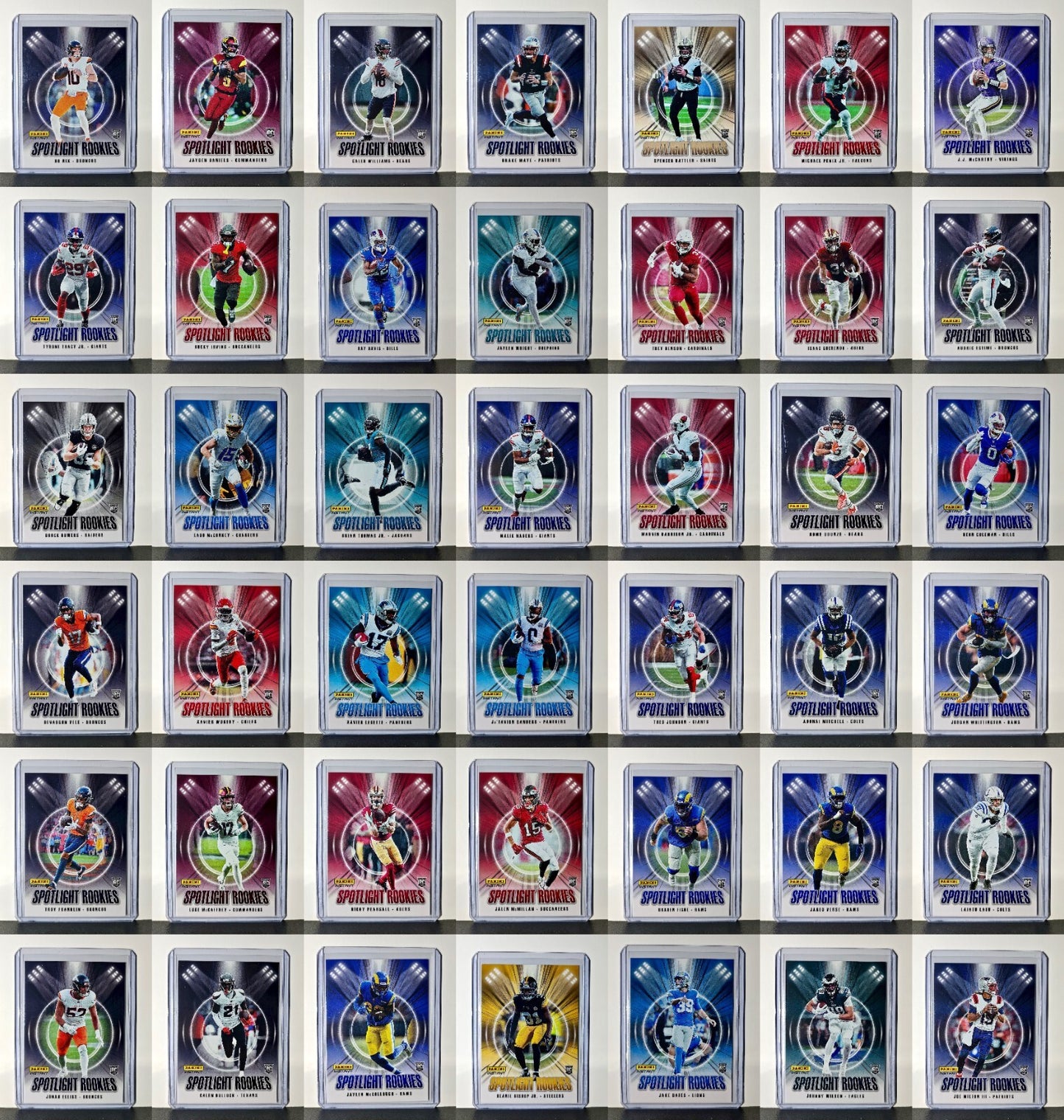 2024 Panini Instant NFL Spotlight Rookies Complete 42 Card Football Set 1/1426