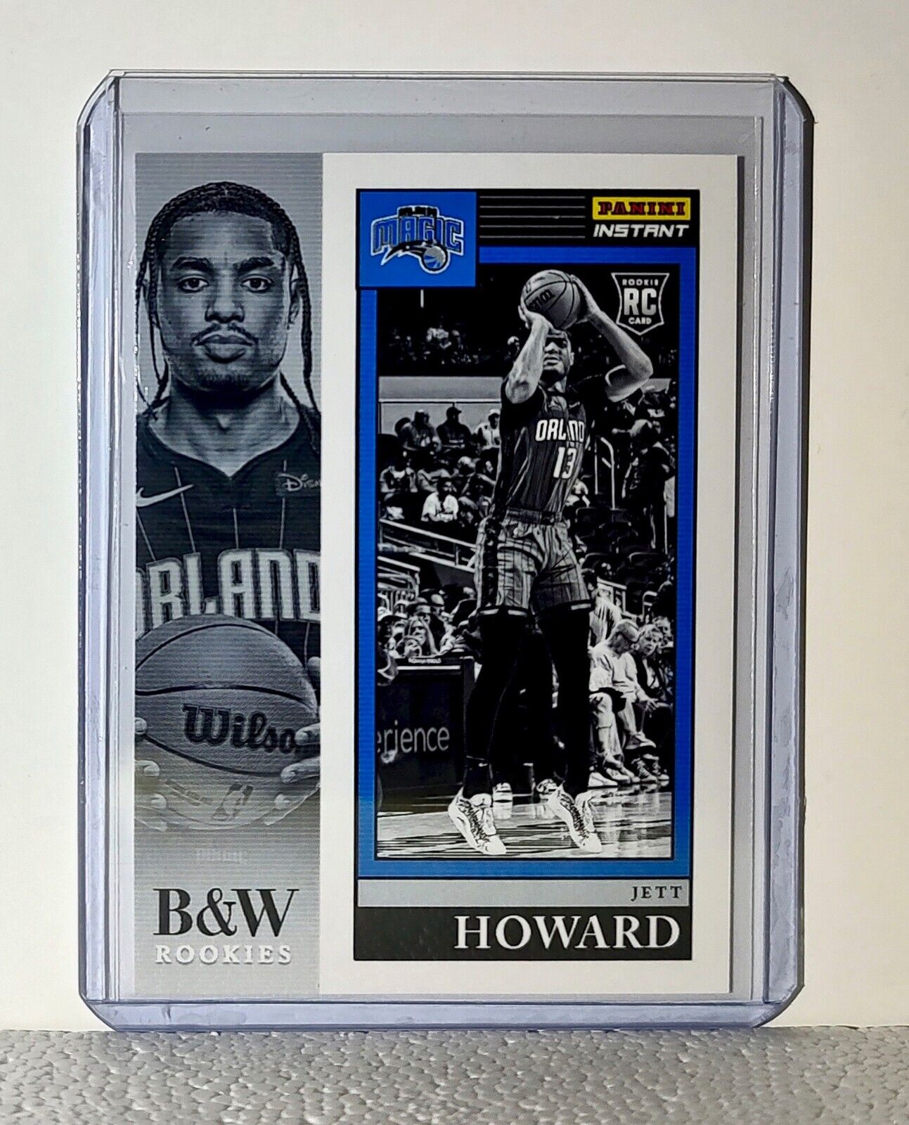 Jett Howard 2023-24 Panini NBA #28 Black and White Rookies Card 1/326