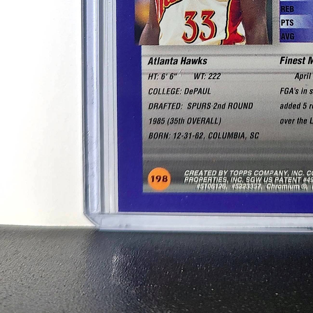 Tyrone Corbin 1994-95 Topps Finest #198 Basketball Card