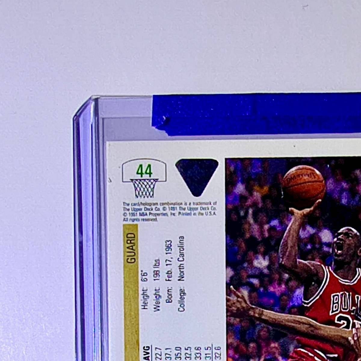 Michael Jordan 1991-92 Upper Deck #44 Basketball Card Chicago Bulls