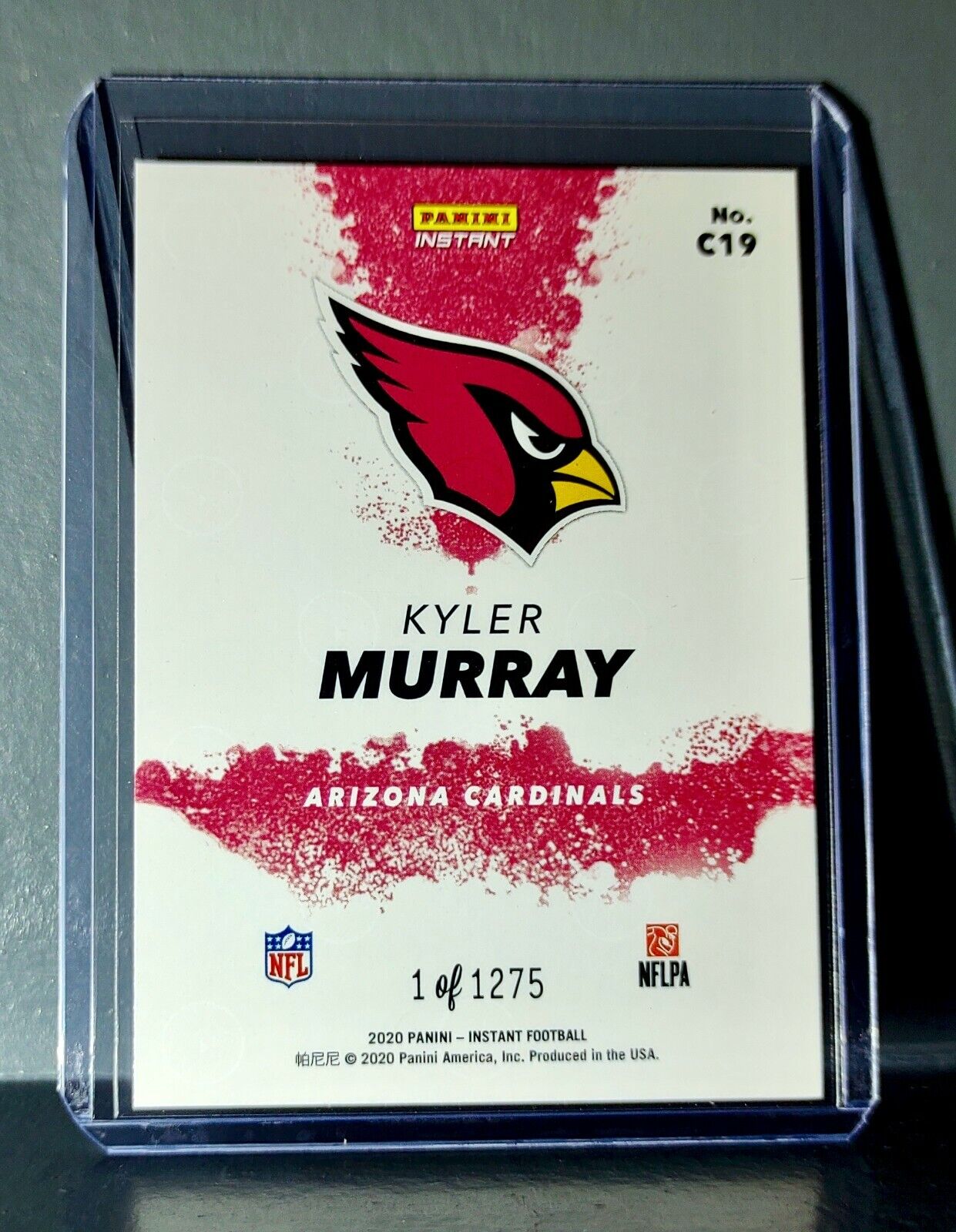 Kyler Murray 2020 Panini NFL Instant My City #19 Football Card 1 of 1275