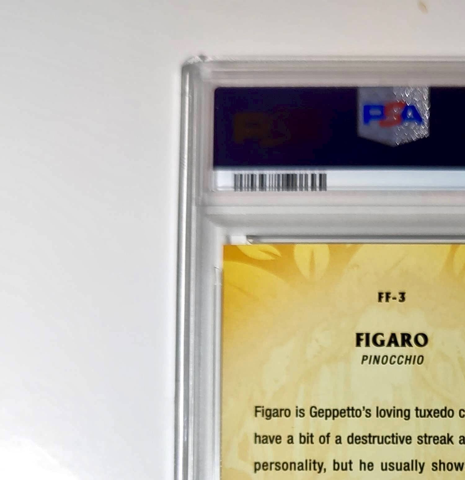 Figaro 2025 Topps Disney #FF-3 Furry Friends Card Pinocchio PSA 7
