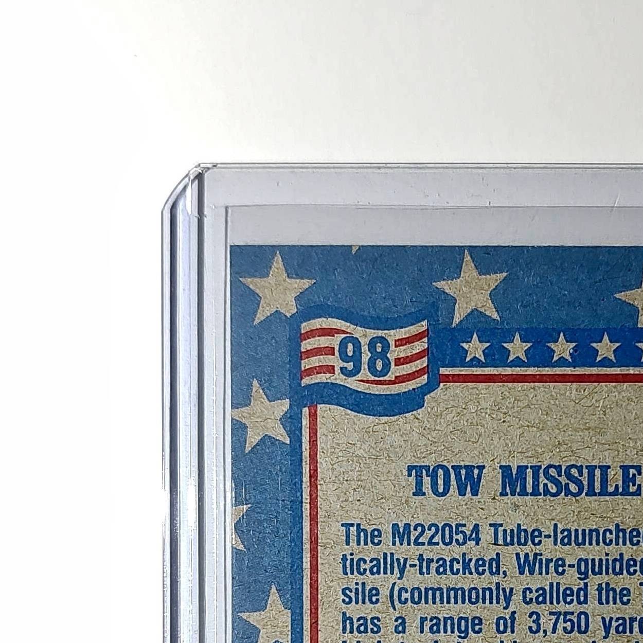 TOW Missile 1991 Topps Desert Storm #98 Card