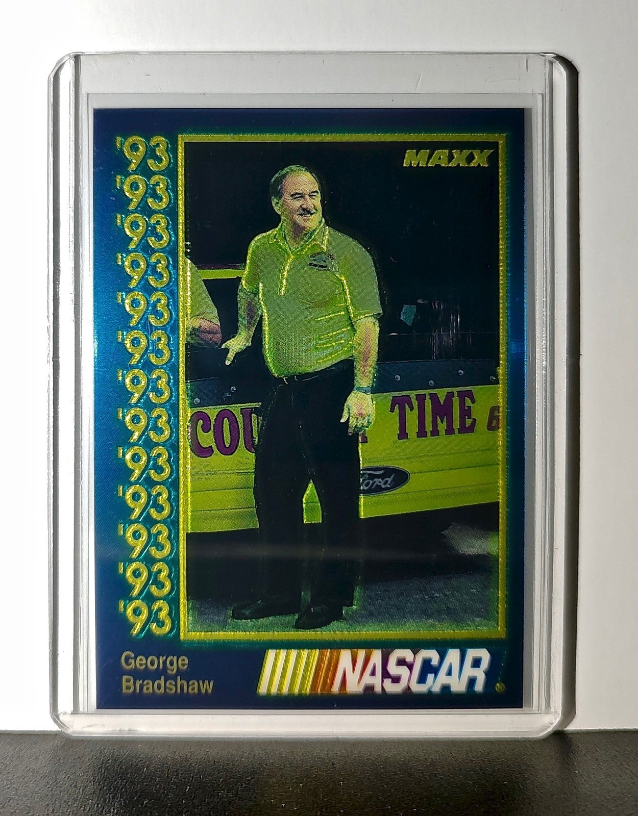 George Bradshaw 1993 Maxx Premier Plus Racing #114 NASCAR Tri-Star Motorsports