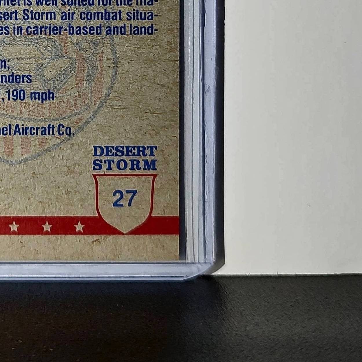 Flying High – The F/A-18 1991 Topps Desert Storm #27 Card