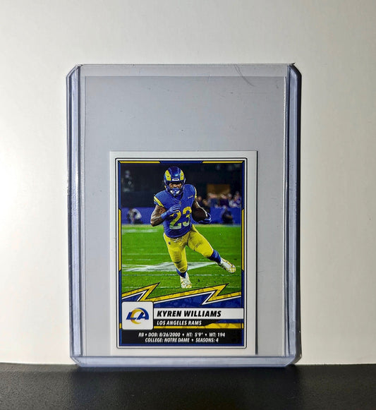 Kyren Williams 2025 Panini NFL #505 Sticker Los Angeles Rams