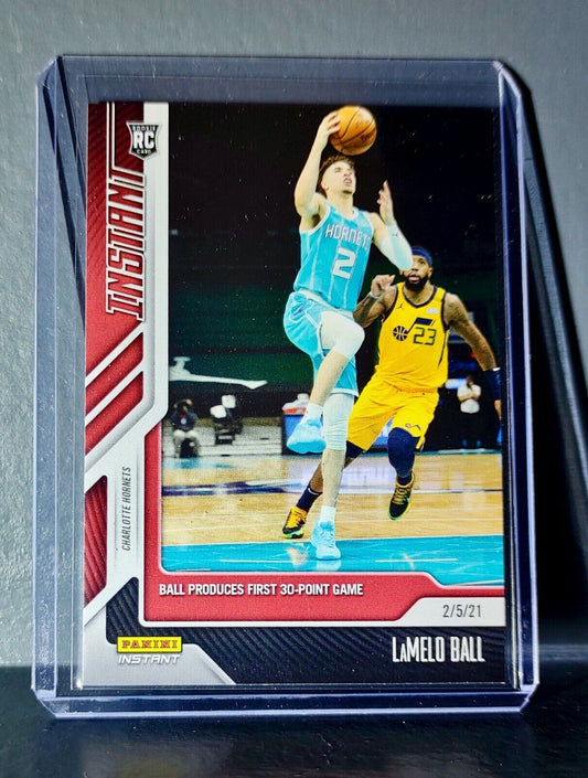 Lamelo Ball 2020-21 Panini NBA Instant #66 Rookie Basketball Card 1 of 1533