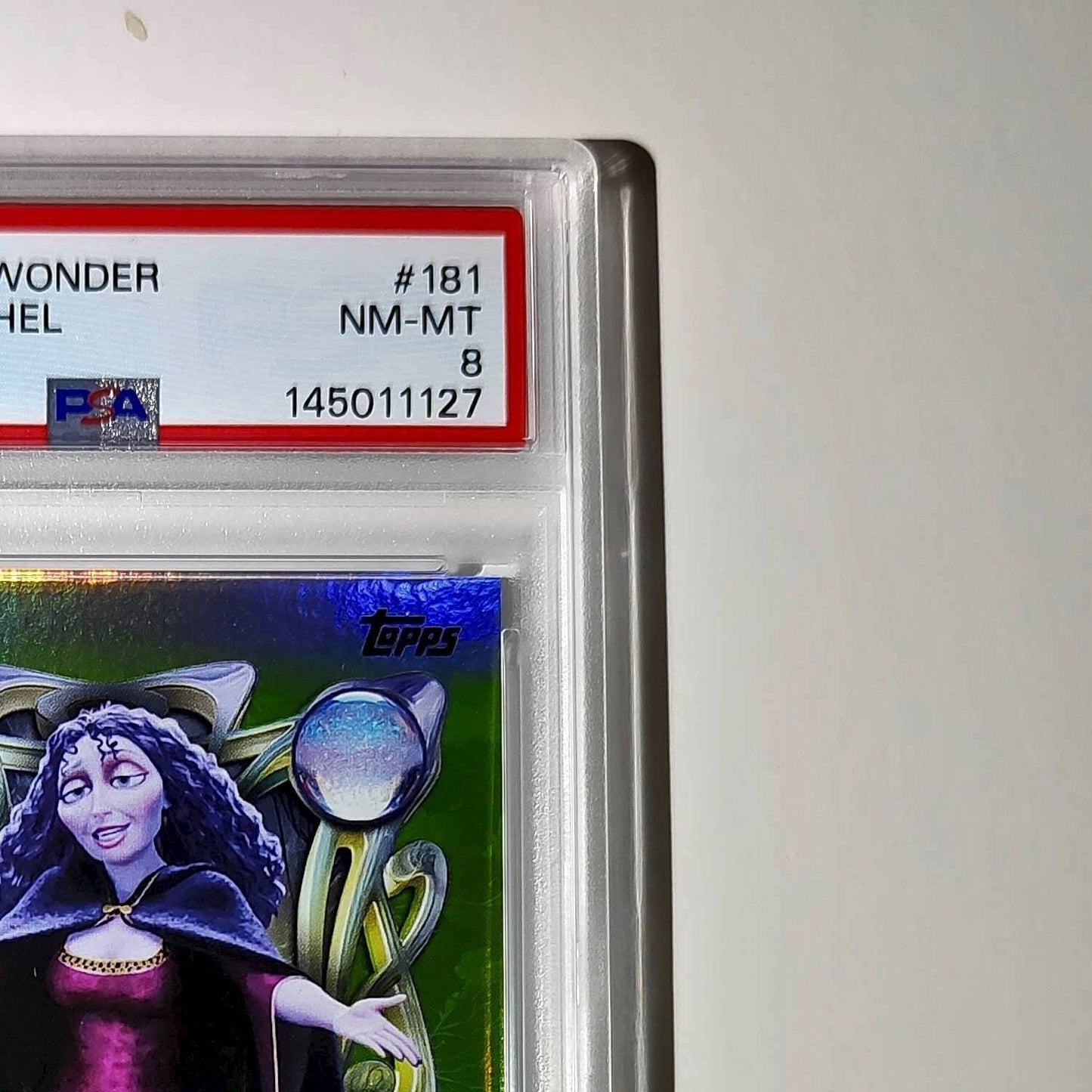 Mother Gothel 2025 Topps Disney Wonder #181 Card Tangled PSA 8 NM-MT