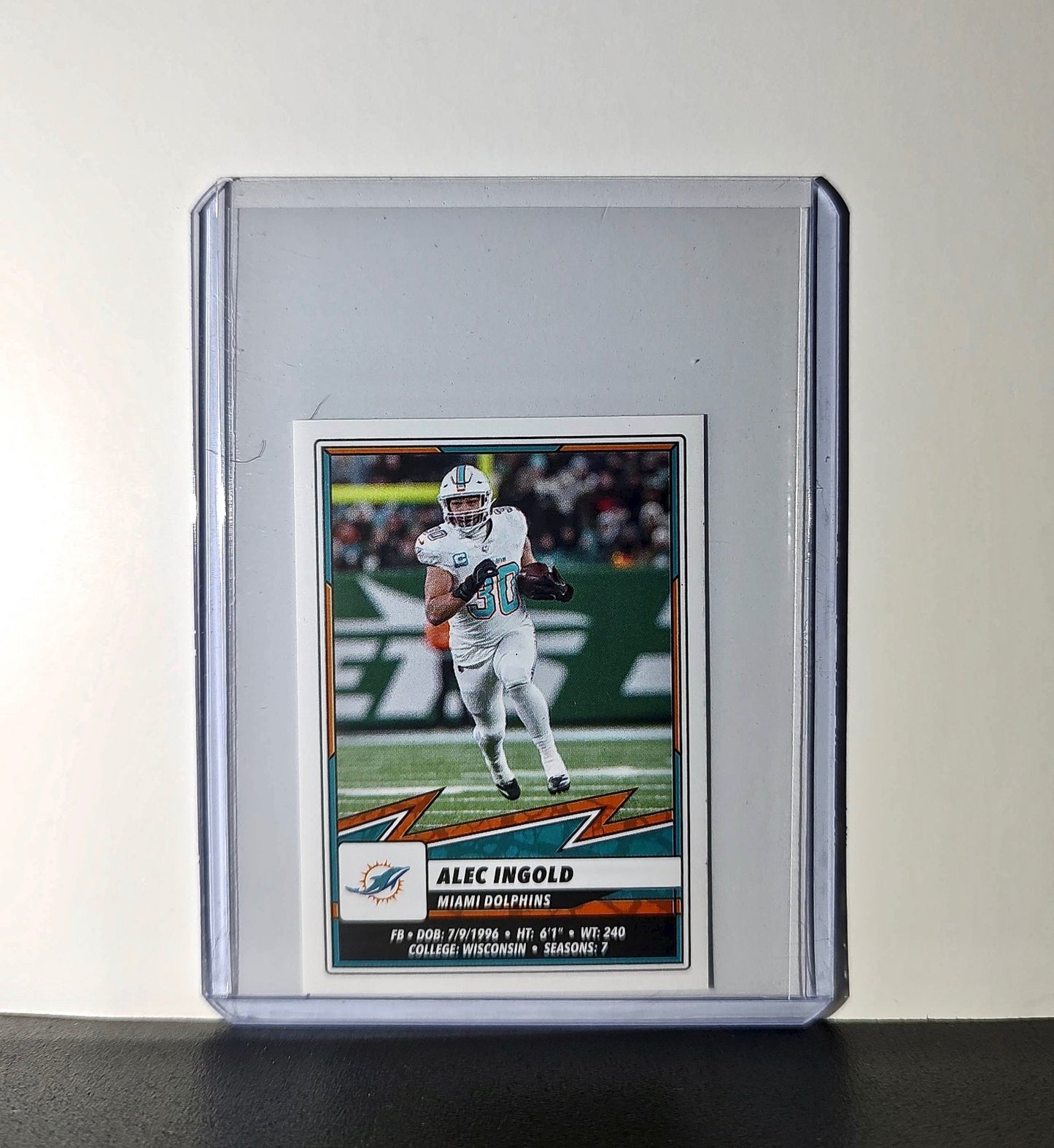 Alec Ingold 2025 Panini NFL #60 Sticker Miami Dolphins