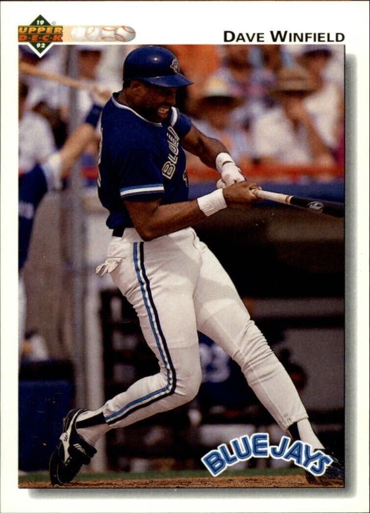 Dave Winfield 1992 Upper Deck MLB #734 Baseball Card Toronto Blue Jays