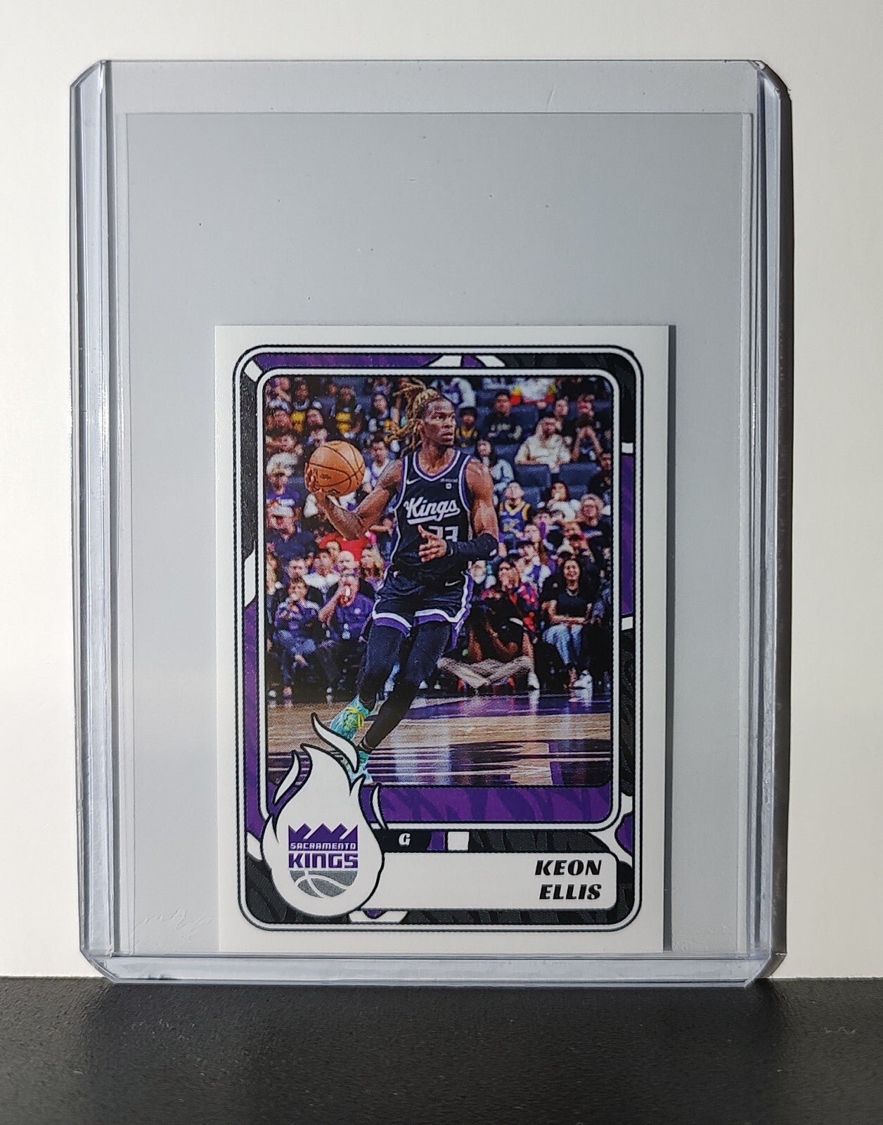 Keon Ellis 2024-25 Panini NBA #458 Sticker Card Sacramento Kings