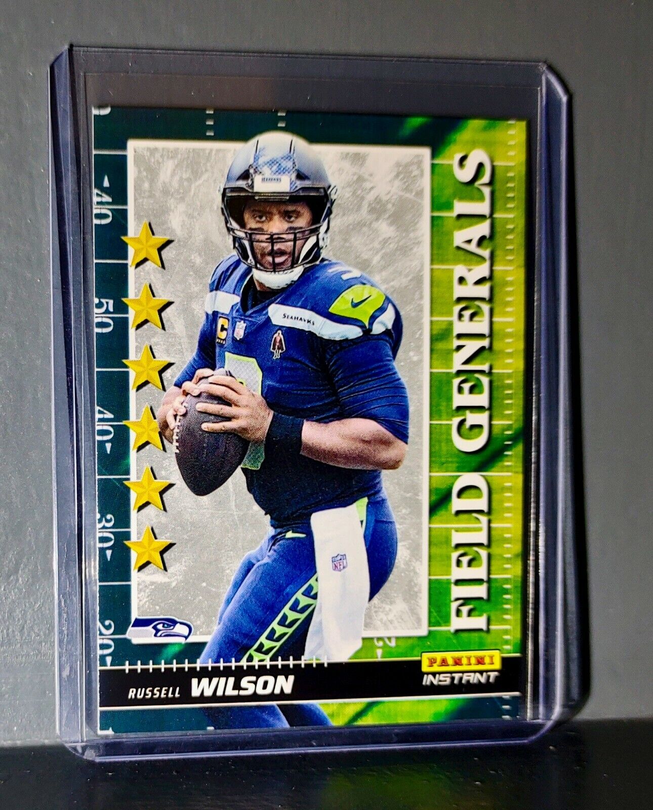 Russell Wilson 2021 Panini NFL Instant Field Generals #29 Rookie Card 1 of 2088