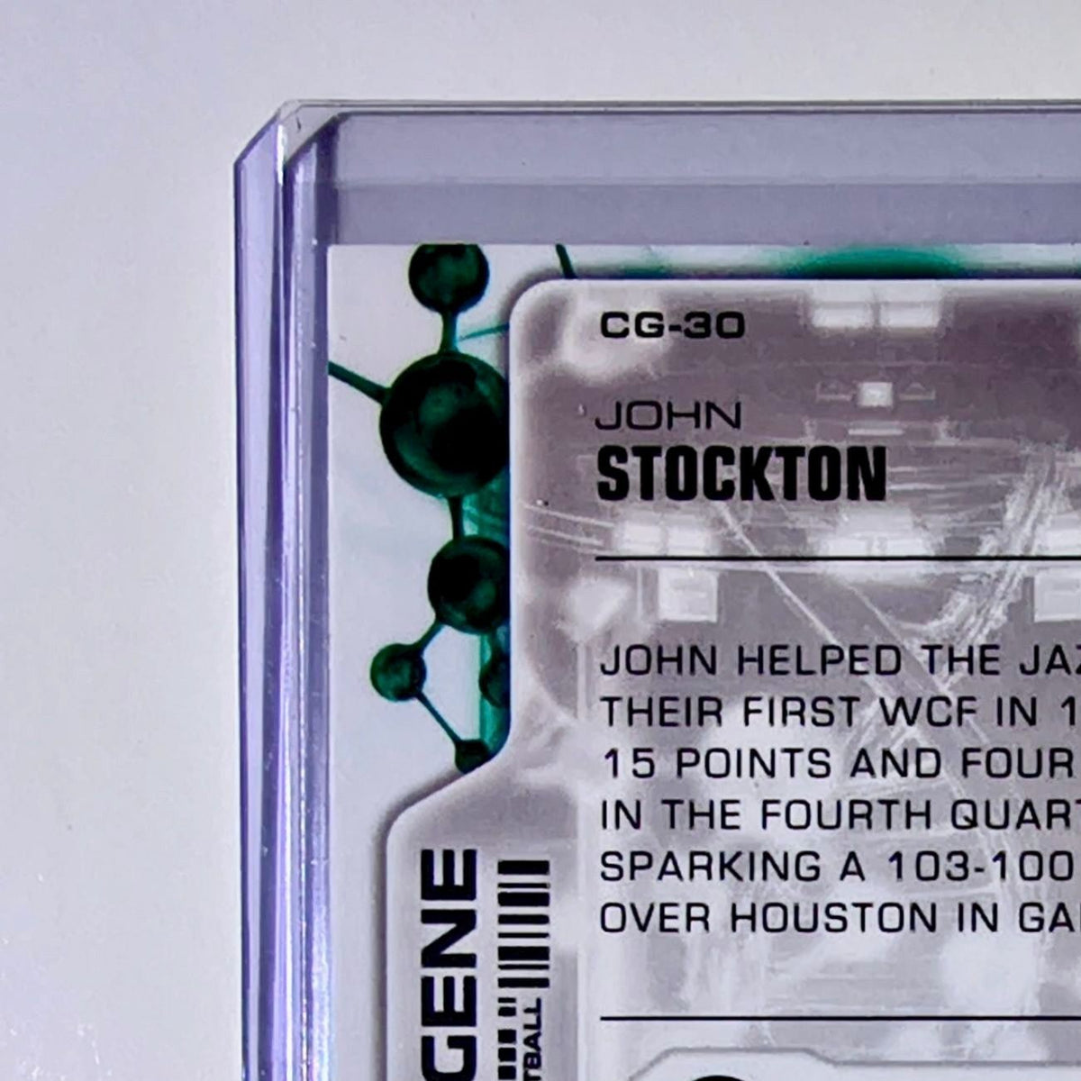 John Stockton 2025-26 NBA Topps Chrome Update Clutch Gene #CG-30 Card Utah Jazz